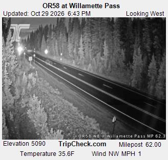 OR58 at Willamette Pass